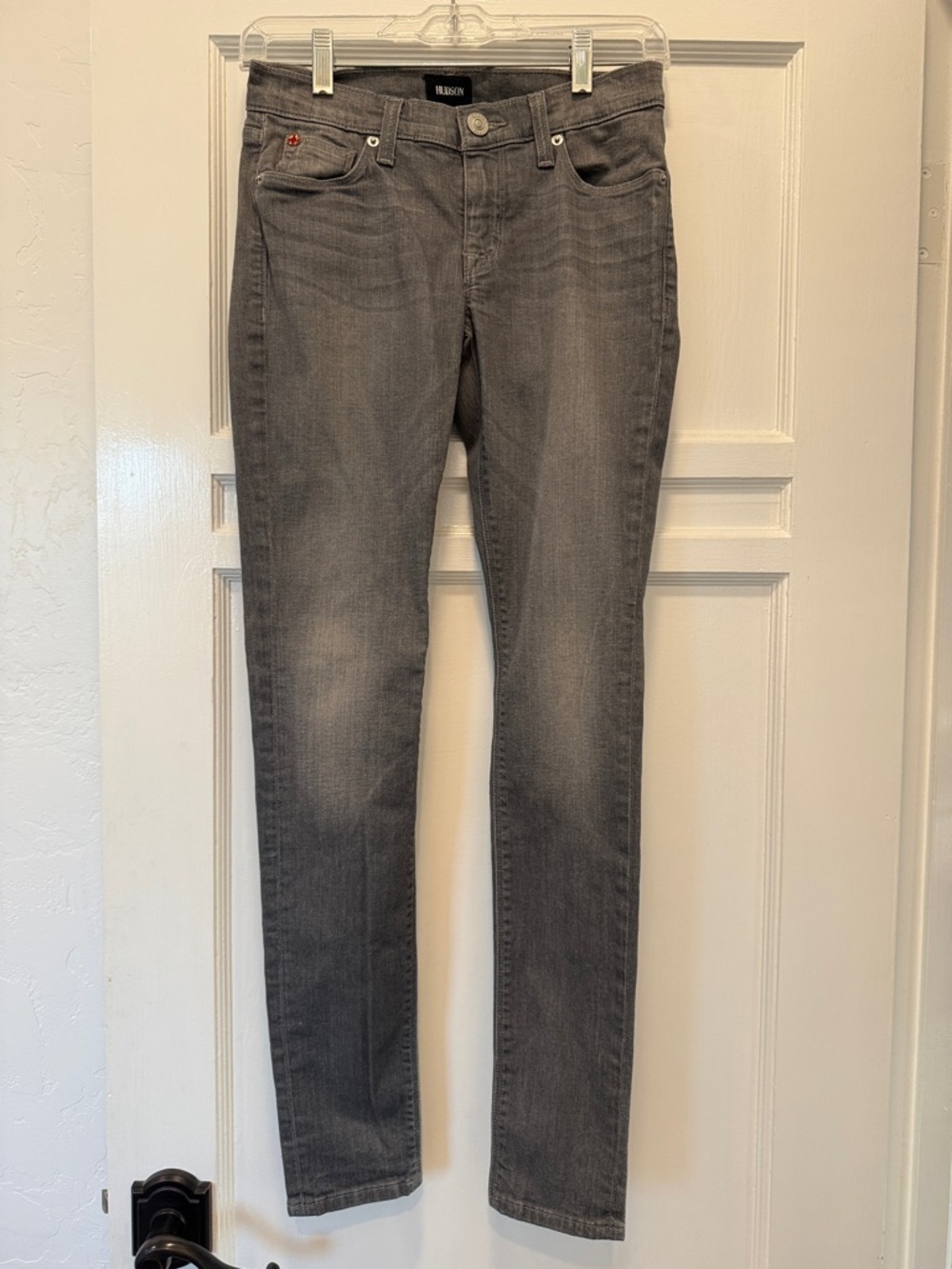 Hudson Jeans Women's Gray Skinny Jeans - Washed Charcoal